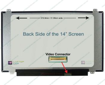 BOE NT140WHM-N44 V8.0 Replacement Laptop LCD Screen Panel (31.59cm wide)