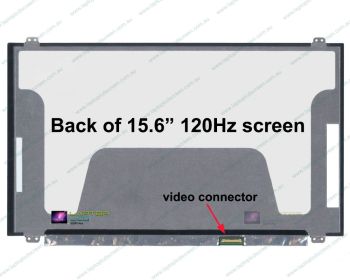 Chi Mei N156HHE-GA1 REV.C1 Replacement Laptop LCD Screen Panel (120Hz)
