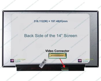 BOE NV140FHM-N4B Replacement Laptop LCD Screen Panel 
